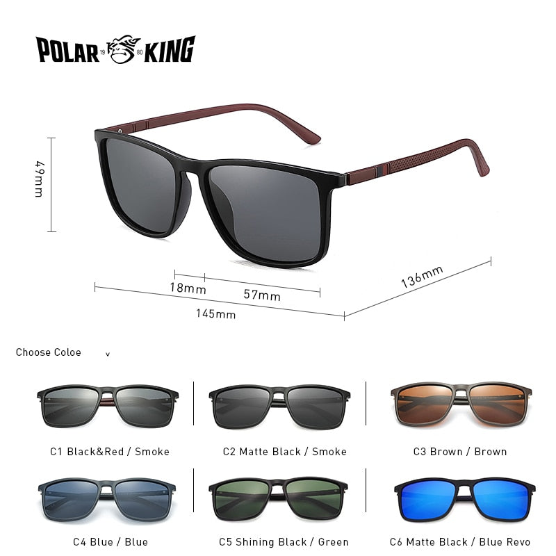 Polar King Óculos de sol Vintage Peça Clássica